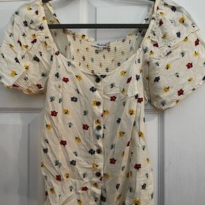 Madewell Ditsy Floral Blouse